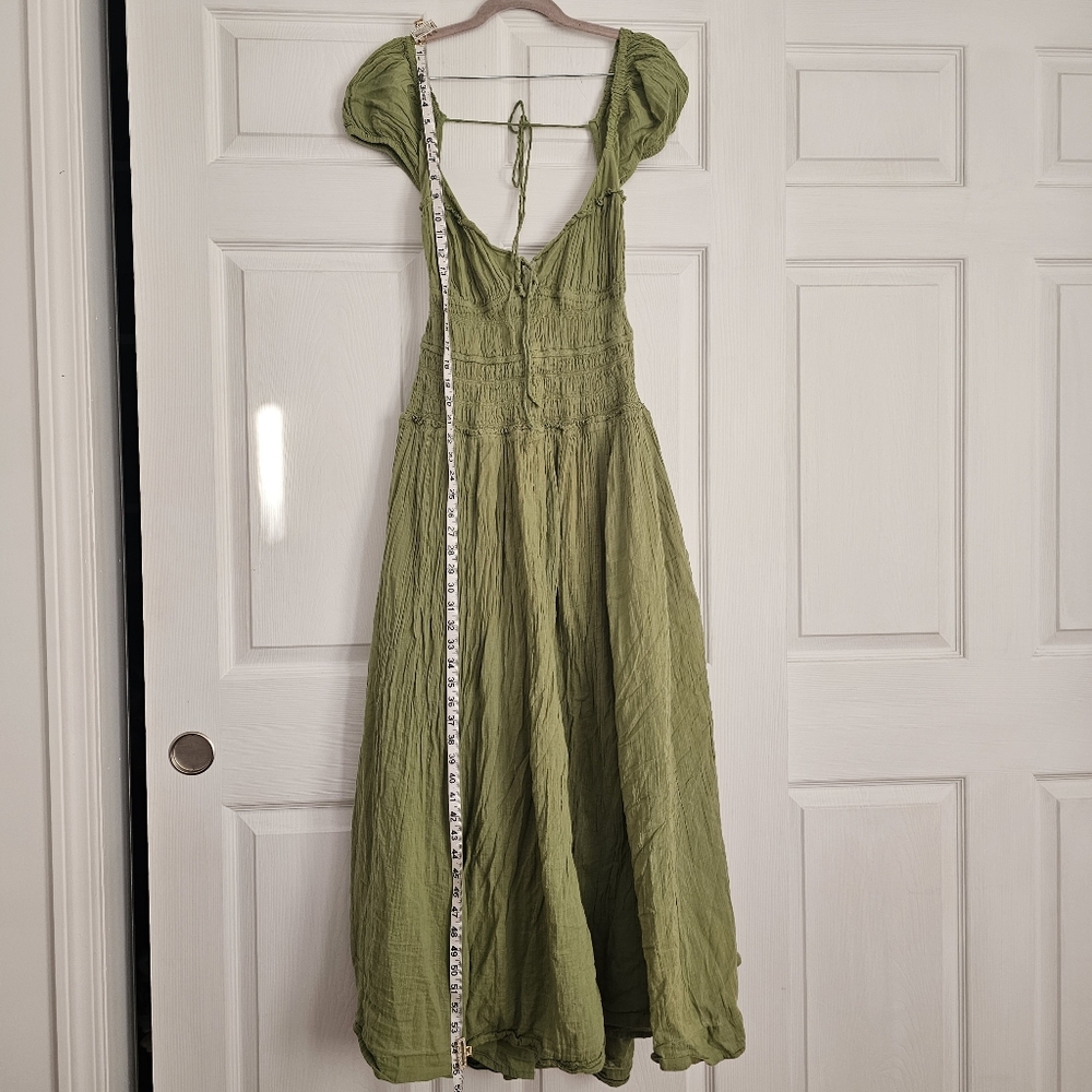 Free People Green Ankle Length Dress - Picture 6 of 10